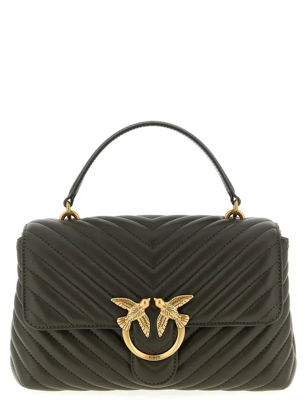 Classic Love Bag Puff Hand Bags Green - Pinko