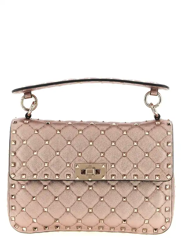 Rockstud Spike Shoulder Bags Pink - Valentino Garavani