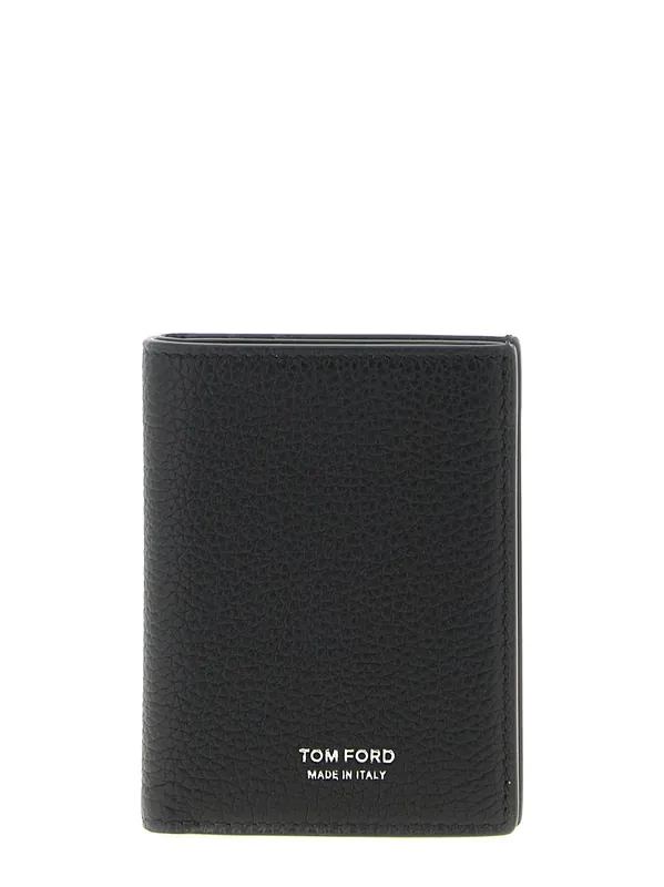 Foldable Card Holder Wallets And Card Holders Black - Tom Ford