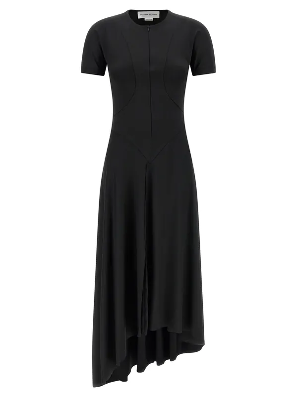 Zipped Front Dresses Black - Victoria Beckham