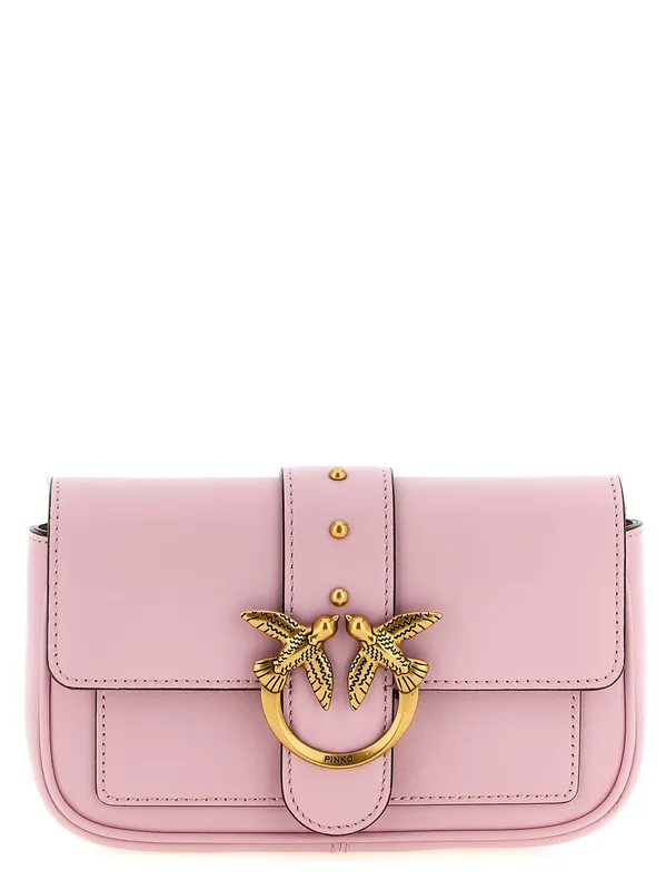 Pocket Love One Crossbody Bags Pink - Pinko