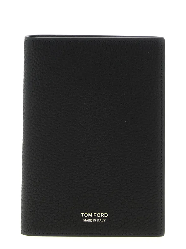 Hammered Passport Holder Home & Lifestyle Black - Tom Ford