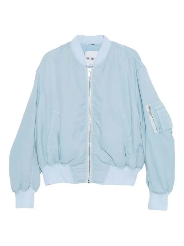 "Anja" Zip-Up Bomber Jacket.