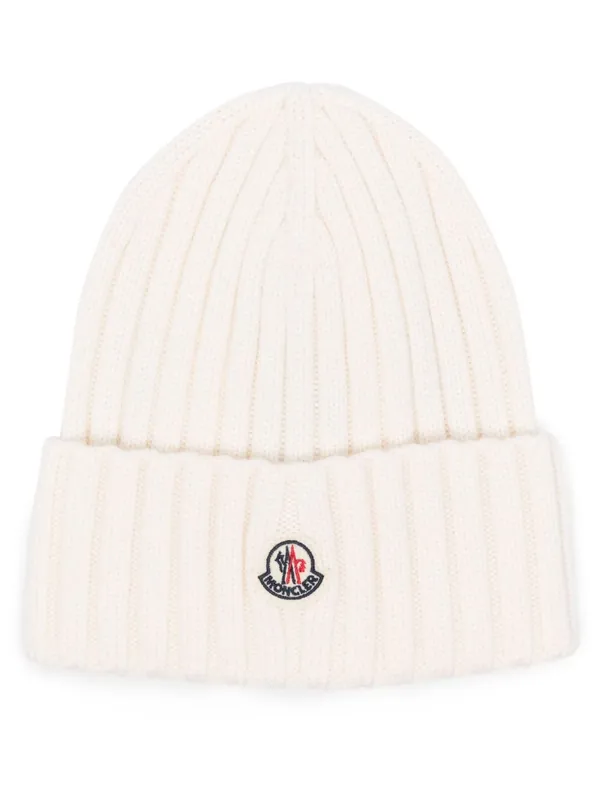 Logo Wool Beanie - Moncler