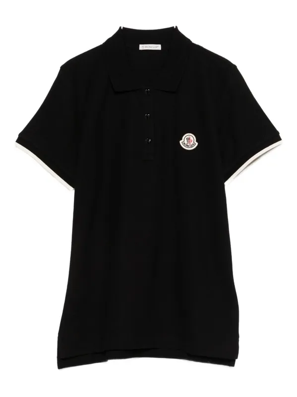 Logo Cotton Polo Shirt - Moncler