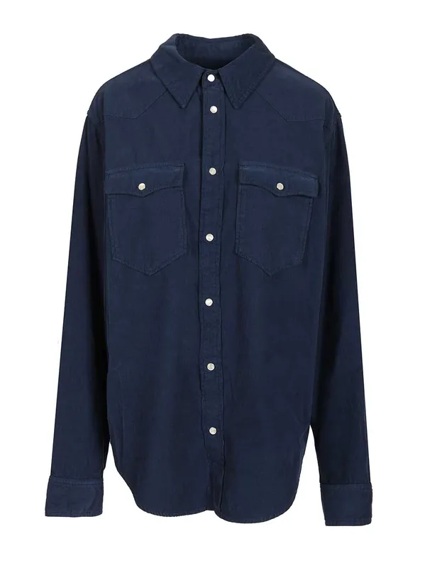 Vasco Shirts Blue - Isabel Marant
