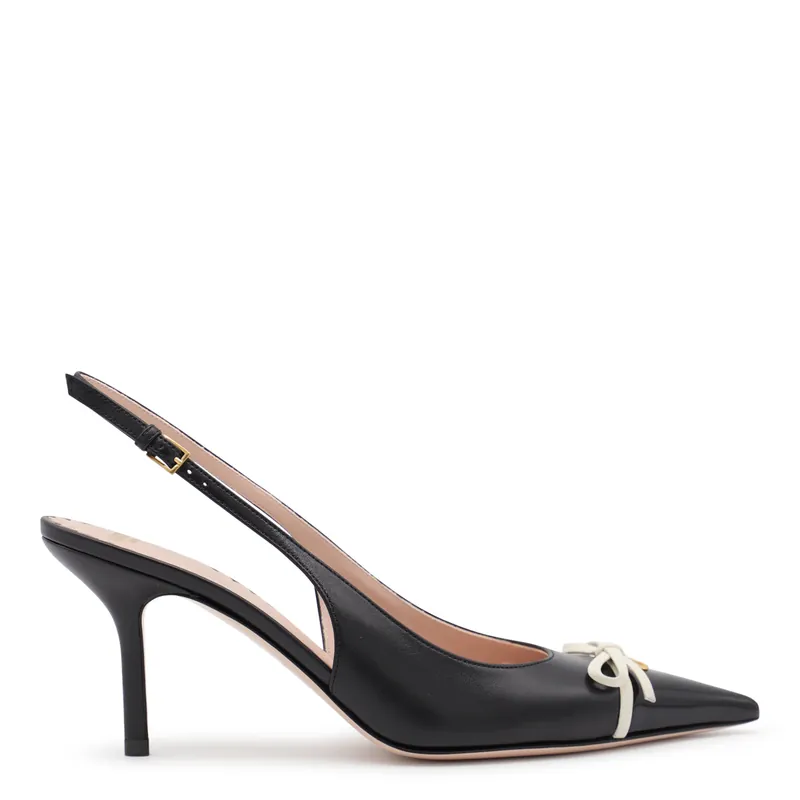 With Heel Nero/Ivory - Valentino Garavani
