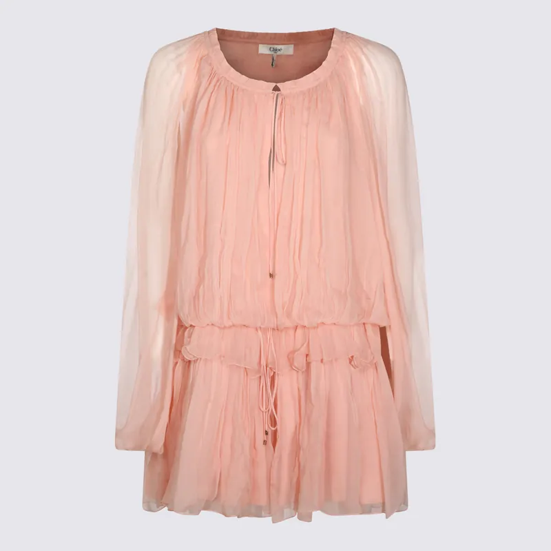Dresses Tan Rose - Chloé