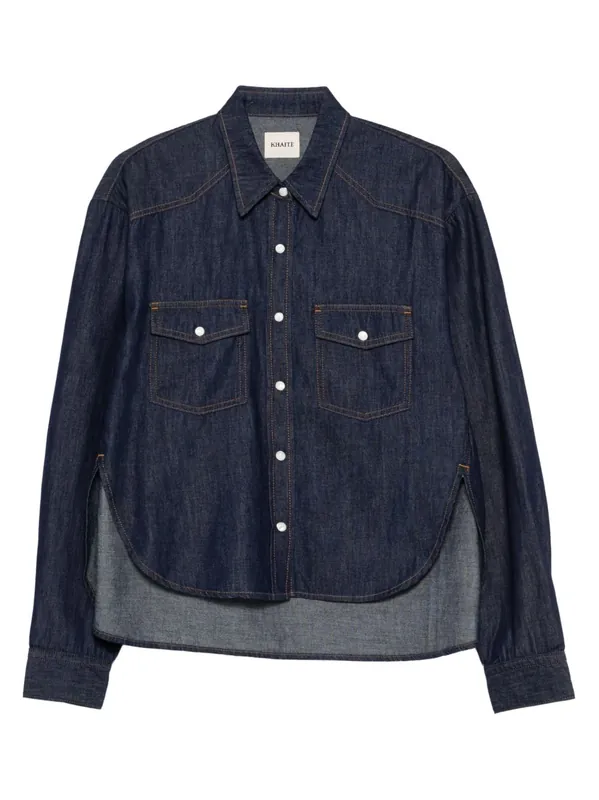 Grenon Cotton Shirt - Khaite
