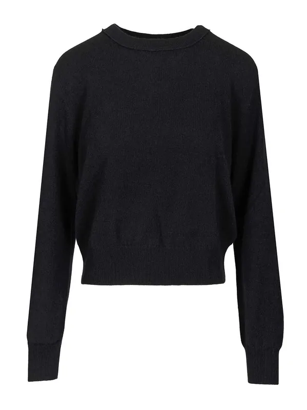 Greer Crewneck Sweater Knitwear Blue - Lisa Yang