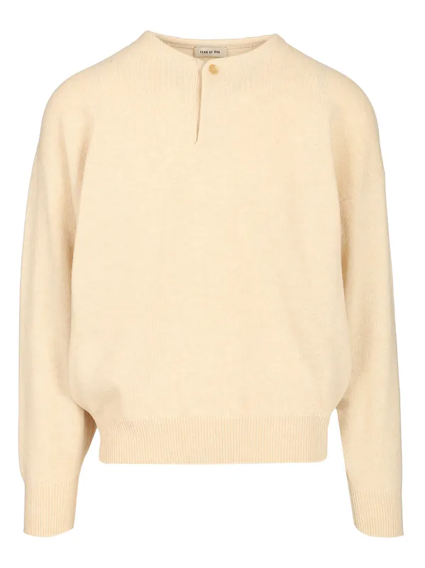 Henley Knitwear White - Fear of God