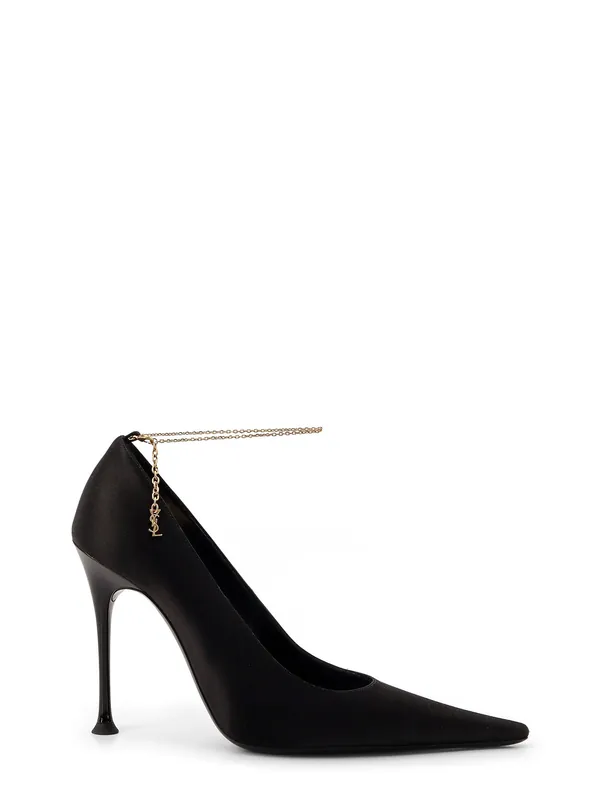 Crepe Satin Regine Pumps - Saint Laurent