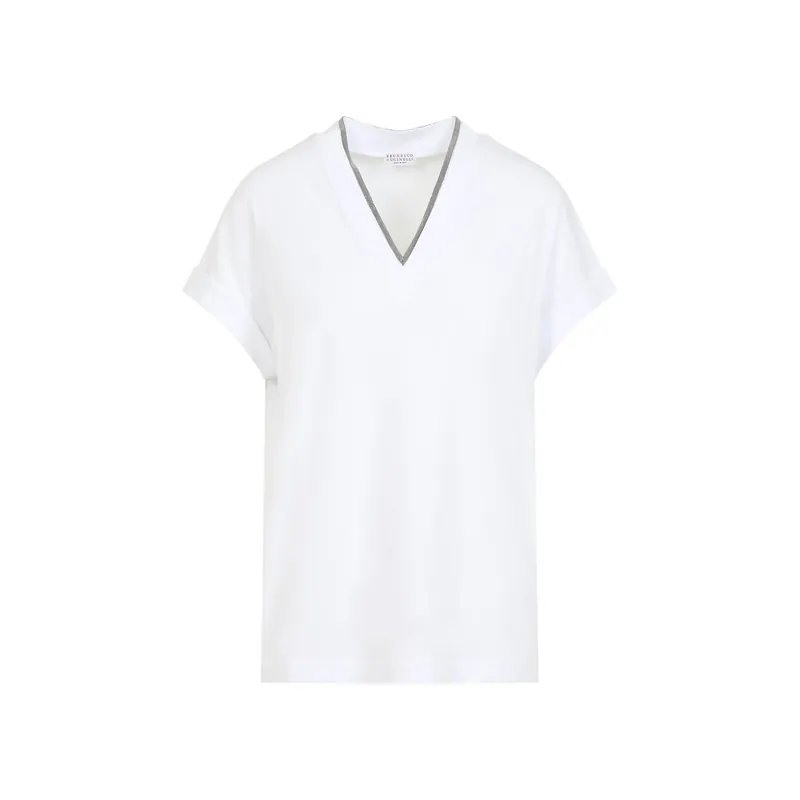 Pullover White - Brunello Cucinelli