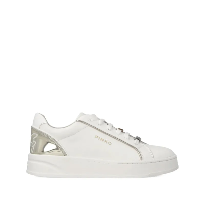 Sneakers White, Silver - Pinko