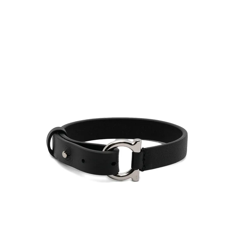 Gancini Jewellery Silver, Black - Ferragamo
