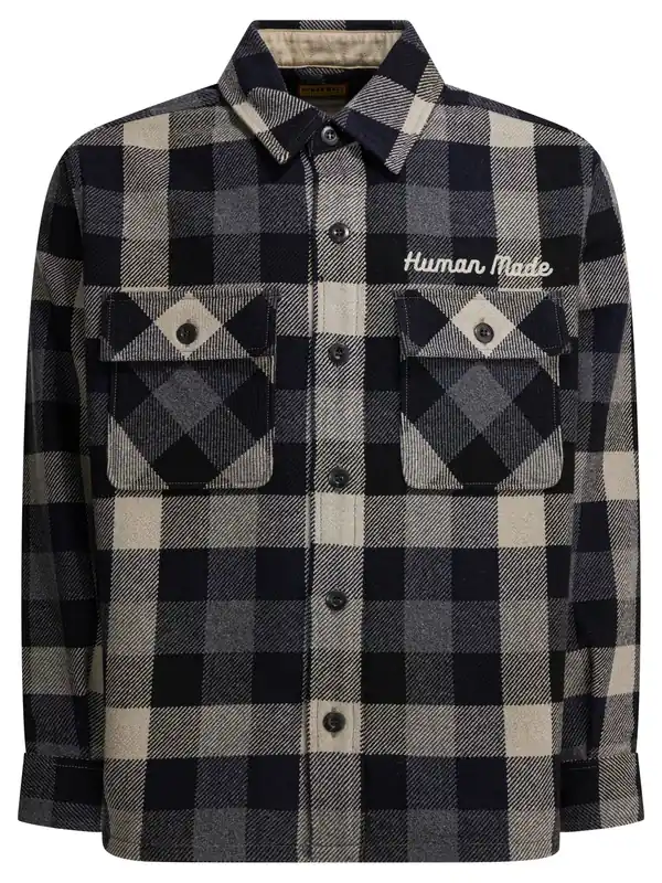 Wool Overshirt Jacket Jackets And Coats Black - Human Made
