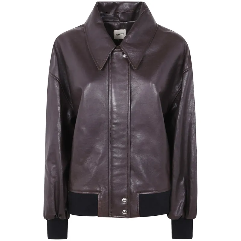 Leather Outerwears Brown - Khaite