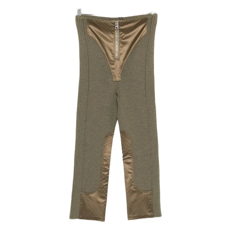 Pants Green, Brown - Jean Paul Gaultier