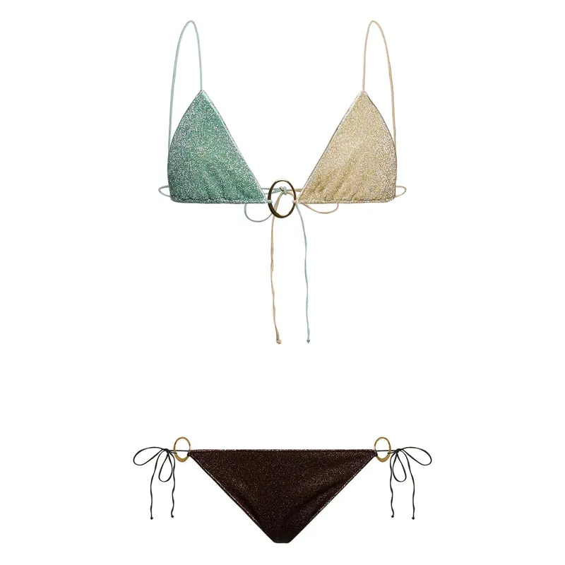 Beachwear Green, Brown - Oséree