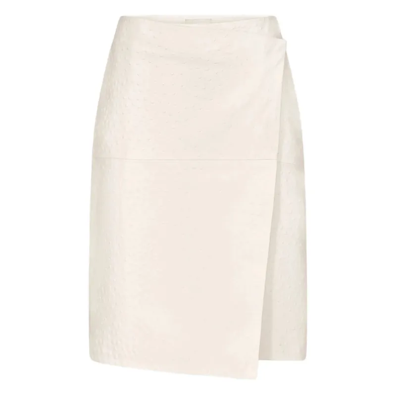 Lou Lou De Saison Leather Skirts Neutral