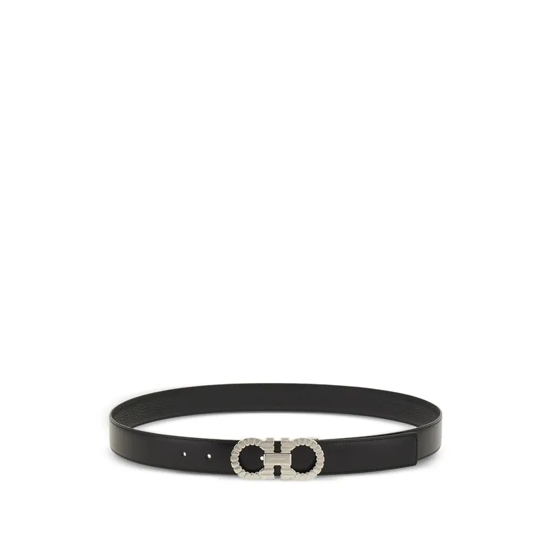 Gancini Belts Black - Ferragamo