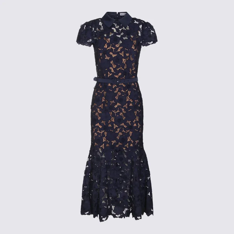Dresses Navy - Self-Portrait