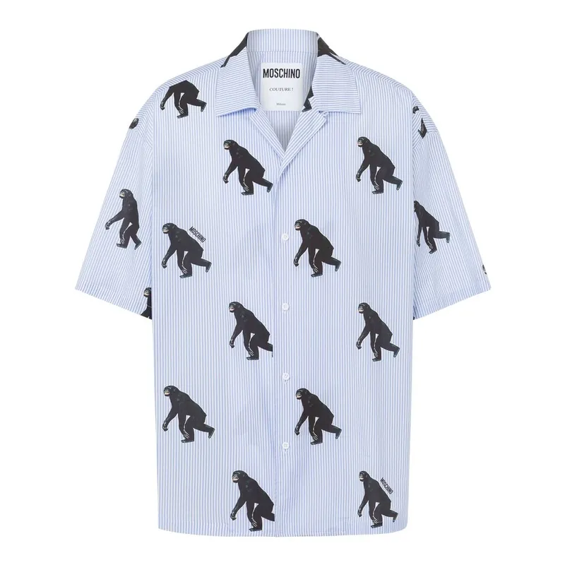 Shirts Blue, White - Moschino