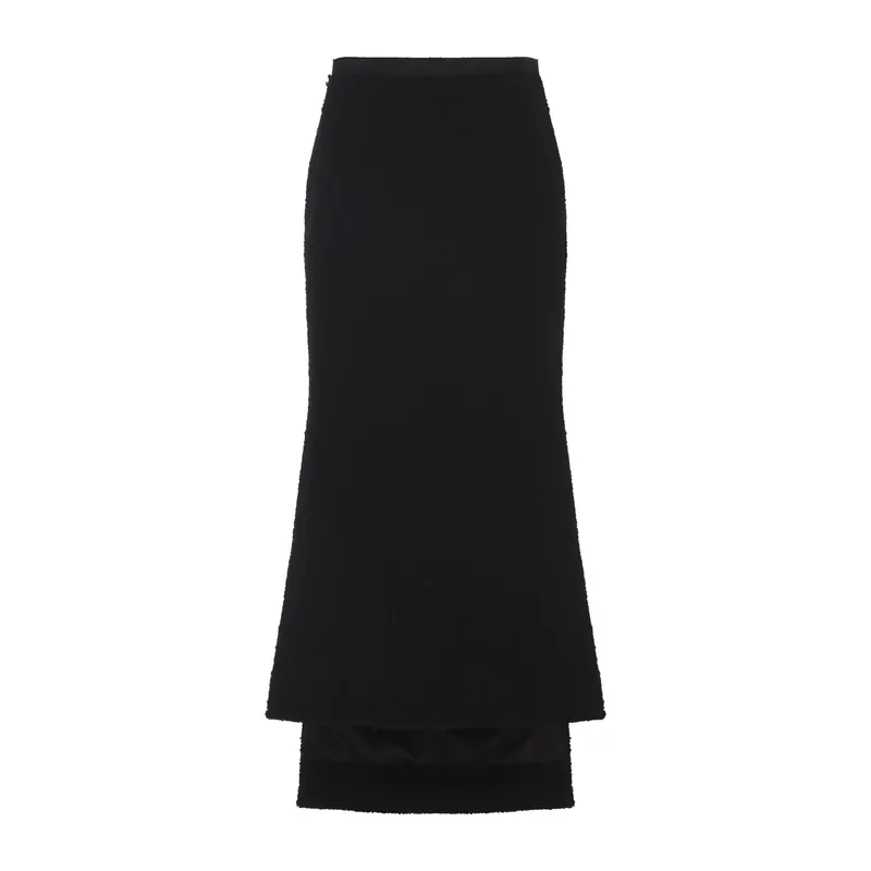 Asymmetric & Draped Black - Lanvin
