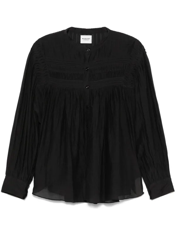 Cotton Blend Plalia Blouse - Isabel Marant ÉToile