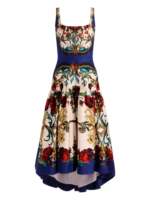Printed Midi Dress - Alice + Olivia