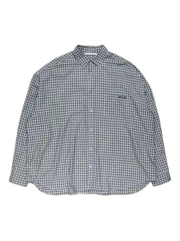 Checked Cotton Shirt - Acne Studios