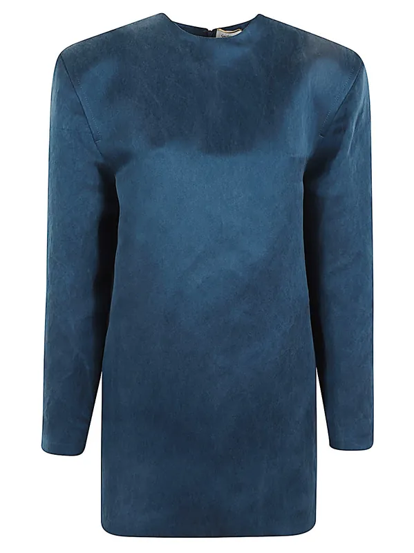 Satin Silk Dress - Saint Laurent