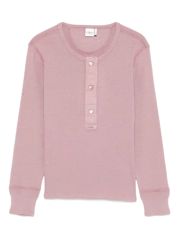 Cotton Crewneck Sweater - Chloé