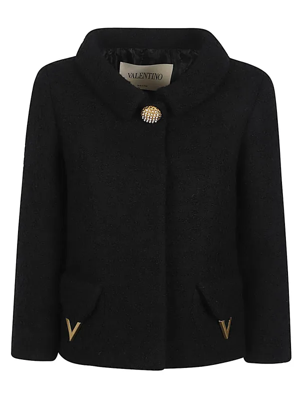 Vlogo Signature Wool Jacket - Valentino Garavani