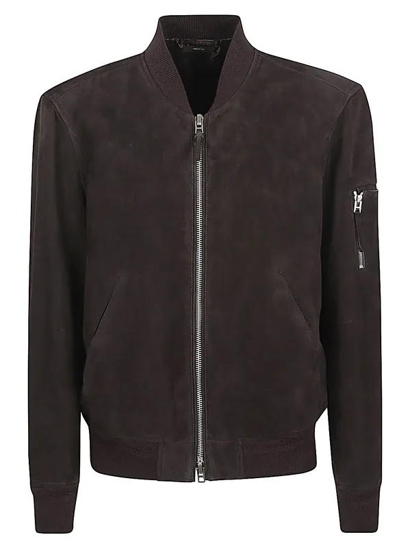 Suede Leather Bomber Jacket - Tom Ford