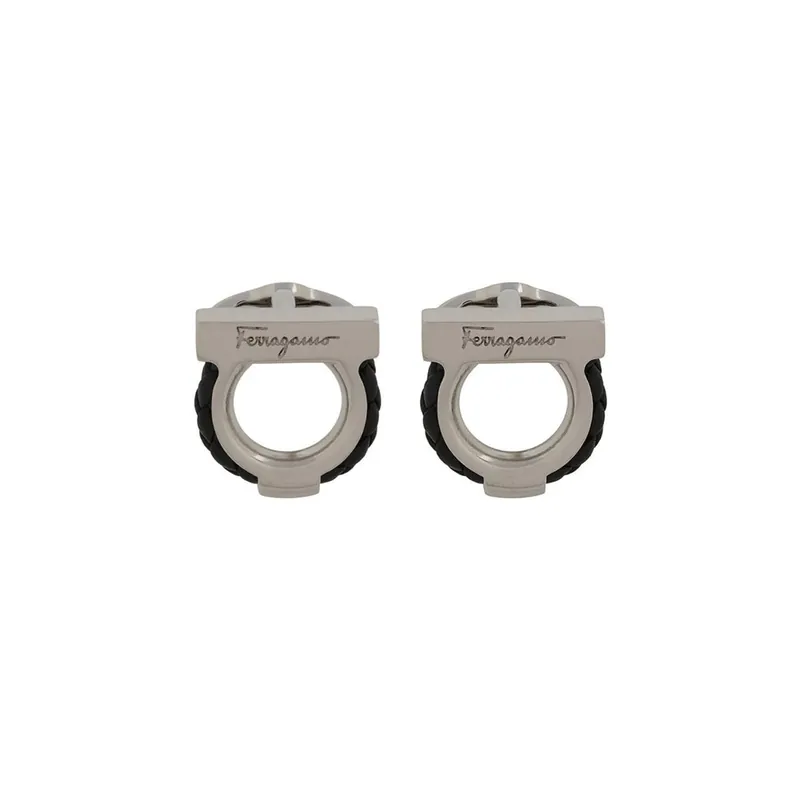 Gancini Jewellery Silver, Black - Ferragamo