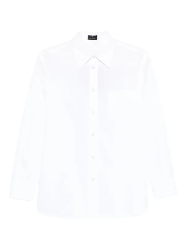 Chest-Pocket Cotton Shirt