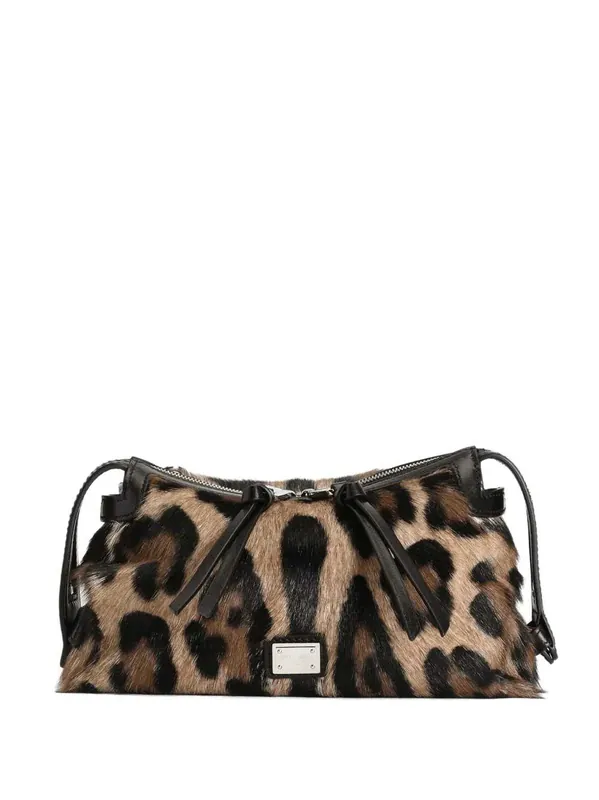 Vittoria Mini Tote Bag With Leopard Print - Dolce & Gabbana