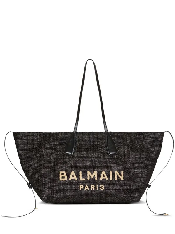 Track Rafia Tote - Balmain