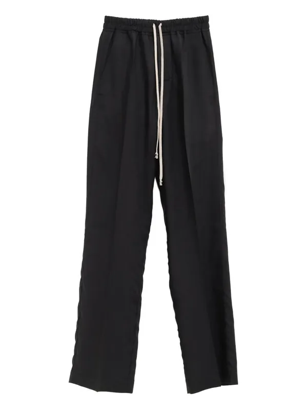 Drawstring Cotton Trousers - Rick Owens