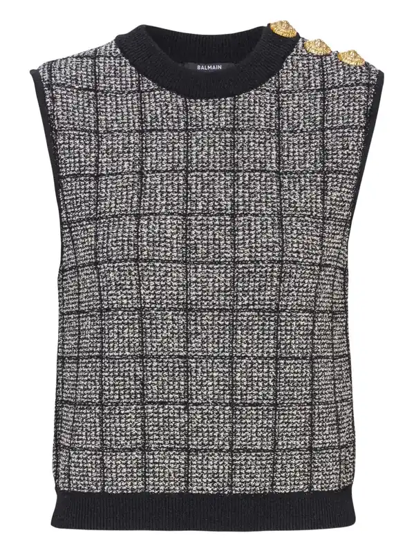 Tweed Tank Top - Balmain