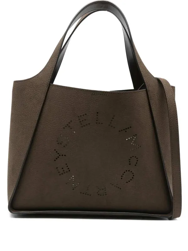 Tote Bag With Perforated Logo - Stella McCartney
