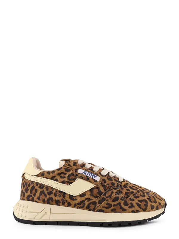 Reelwind Low Animal Print Suede Sneakers - Autry