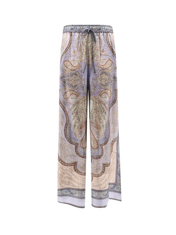 Wanderlust Relaxed Silk Trousers - Zimmermann