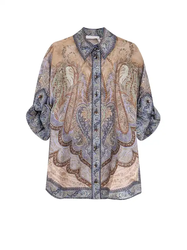 Wanderlust Silk Shirt - Zimmermann
