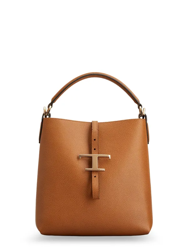 T-Timeless Leather Shoulder Bag