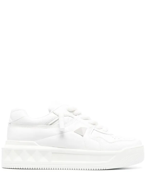 One Stud Xl Leather Sneakers - Valentino Garavani