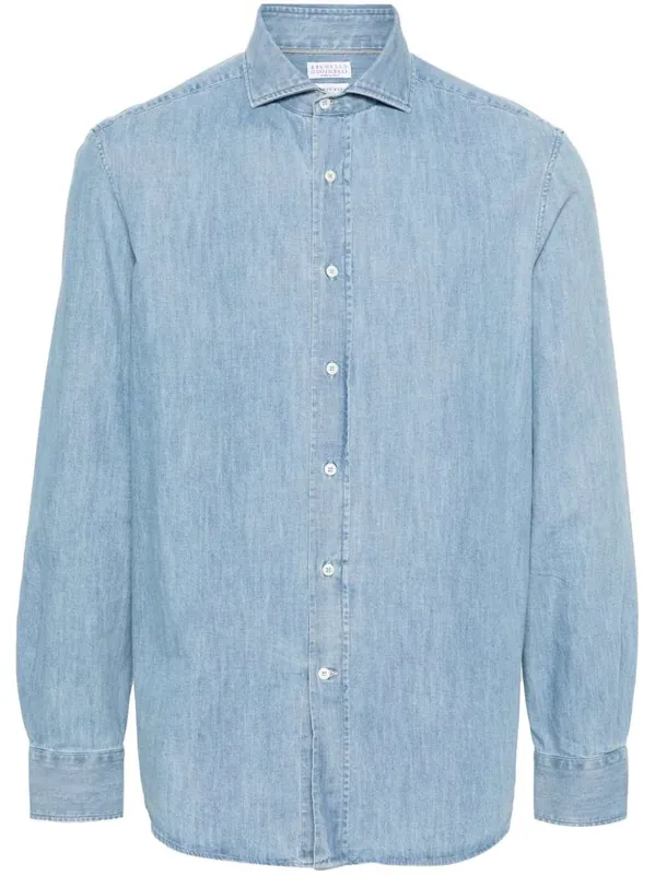 Denim Shirt - Brunello Cucinelli