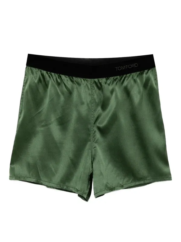 Stretch Silk Satin Shorts - Tom Ford