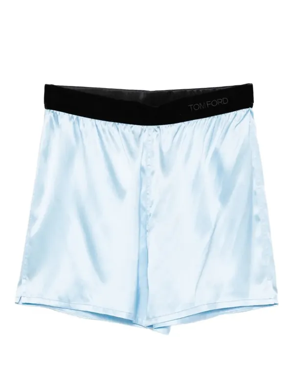Stretch Silk Satin Shorts - Tom Ford